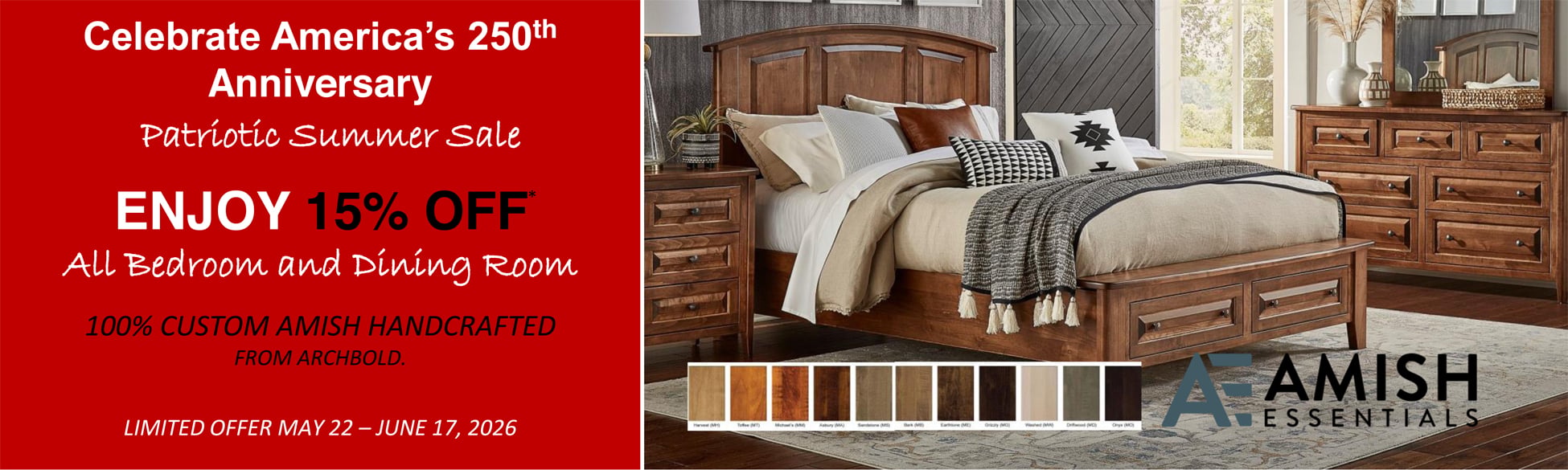 Save 15% on Amish from Archbold