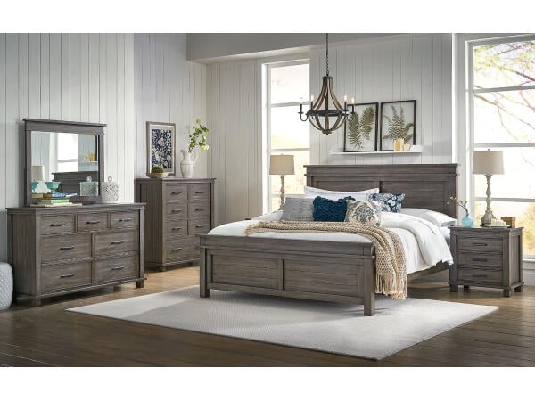 Glacier Point King Panel Bed Beds A-America