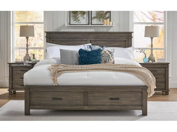 Glacier Point King Storage Bed Beds A-America