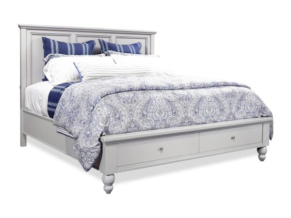 Cambridge Cal King Storage Panel Bed Beds Aspen Home