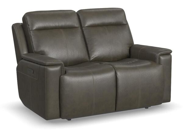 Odell Power Reclining Loveseat with Power Headrests and Lumbar Loveseats Customizable
