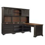 Hampton 7 Piece Black Cherry Modular Desk - Image 3