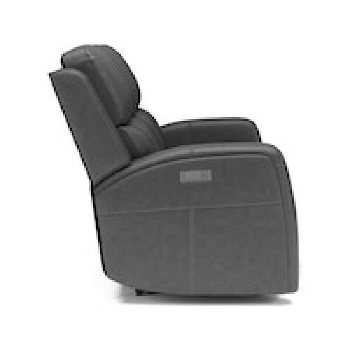 Linden Power Reclining Sofa with Power Headrests and Lumbar Sofas Customizable 8