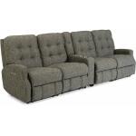 Devon Power Reclining Sectional with Power Headrests