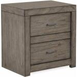 Modern Loft 2 Drawer Nightstand