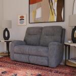 Penn Power Reclining Loveseat with Power Headrests and Lumbar Loveseats Customizable 9