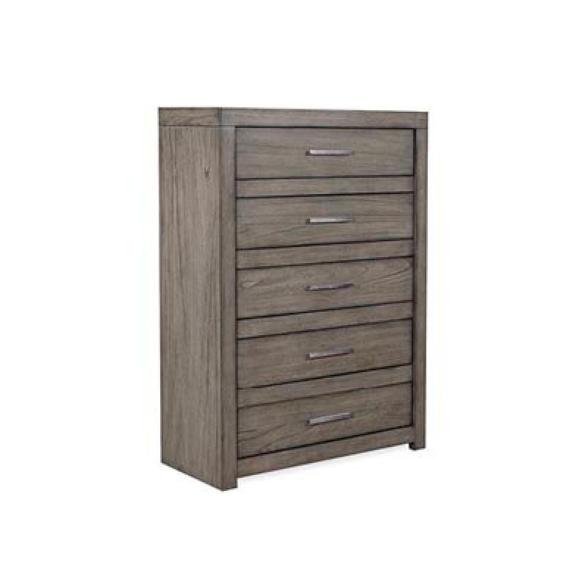 Modern Loft 5 Drawer Chest Chests Aspen Home 4