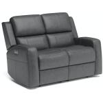 Linden Power Reclining Loveseat with Power Headrests and Lumbar