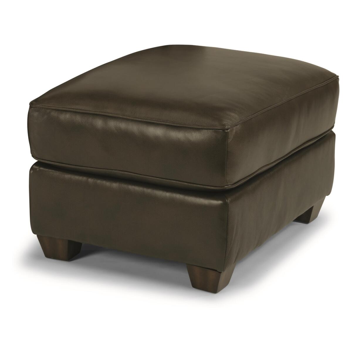 Carson Leather Ottoman Ottomans & Poufs Customizable 2