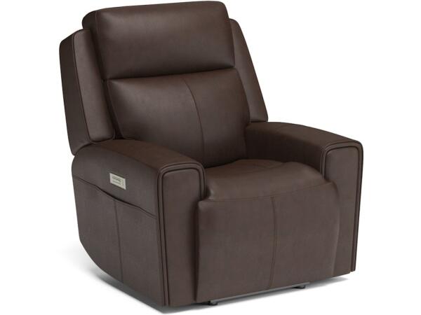 Barnett Power Recliner with Power Headrest and Lumbar Recliners Customizable