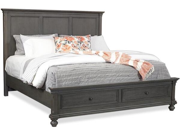 Oxford Queen Panel Bed – Peppercorn Beds Aspen Home