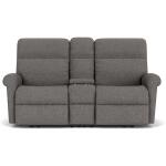 Davis Reclining Loveseat with Console - Image 2