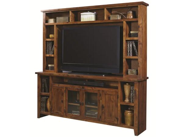 Aspen Home Furniture Alder Grove 84in Hutch Entertainment Stands Aspen Home