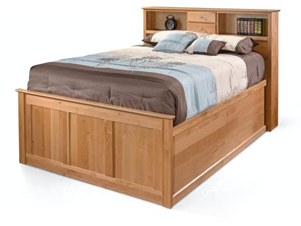 King Bookcase HB Bed Components Archbold Furniture