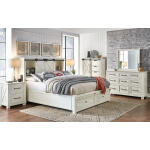 Sun Valley White King Storage Bed - Image 3