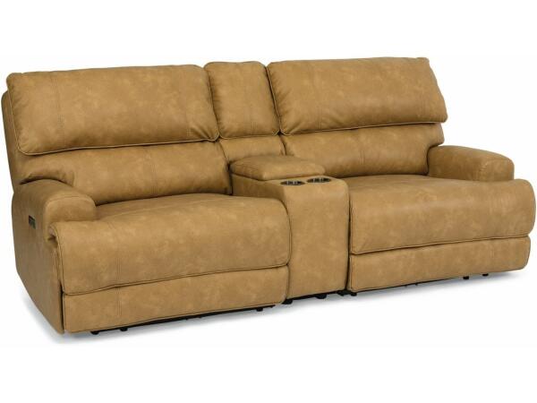 Floyd Power Reclining Sectional with Power Headrests Sectionals Flexsteel