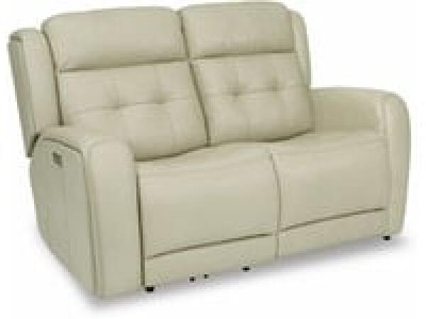 Grant Power Reclining Loveseat with Power Headrests Recliners Customizable
