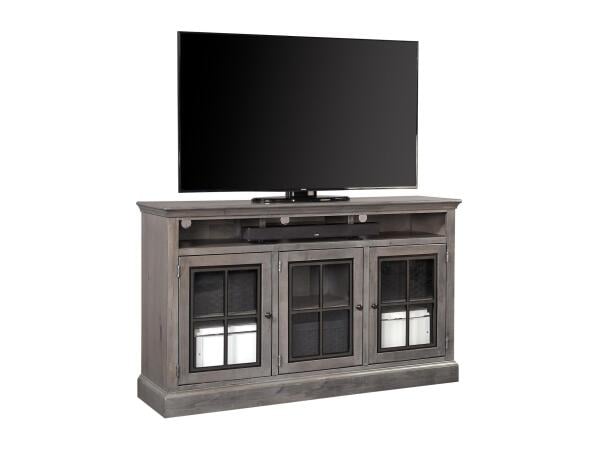 66″ Highboy Console W/ 3 Doors Entertainment Stands Aspen Home