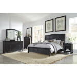 Oxford Collection 1 Drawer Nightstand Nightstands Aspen Home 11