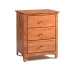 3 Drawer Wide Nightstand 6123X