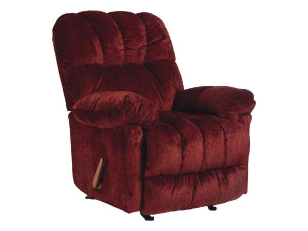 Mcginnis Casual Rocker Recliner with Plush Upholstered Arms Recliners Best Home Furnishings