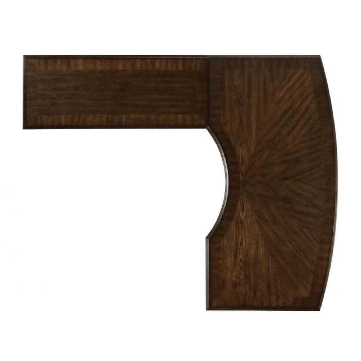 Essex Molasses Brown L-Shaped Desk Desks Aspen Home 7