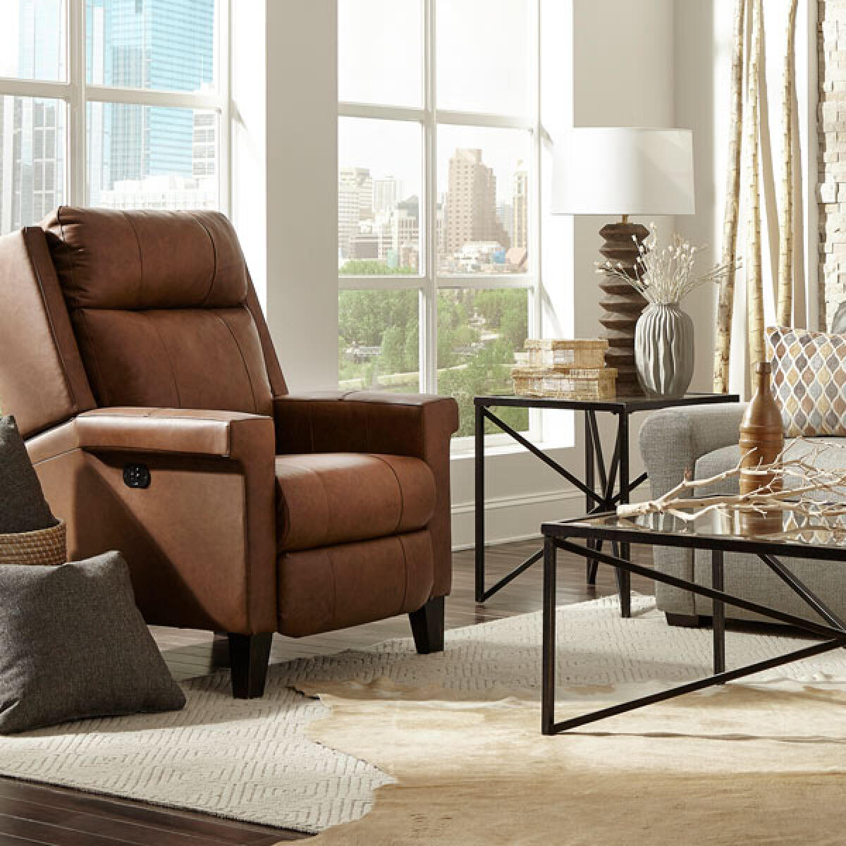 Prima Leather High Leg Recliner Recliners Best Home Furnishings 7
