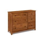 Shaker 6 Drawer Combo Dresser