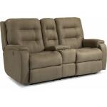 Arlo Power Reclining Loveseat with Console