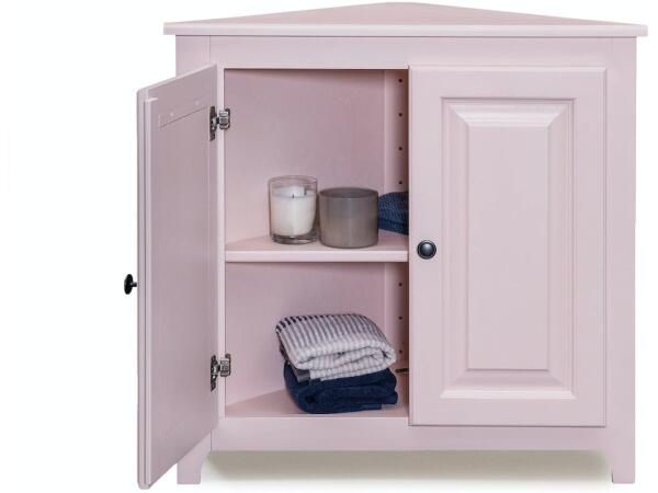 Corner Shelf with Doors Dining Storage Archbold Furniture