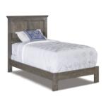 Twin Raised Panel Bed