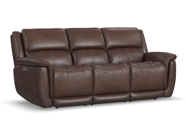 Beau Power Reclining Sofa with Power Headrests Sofas Customizable