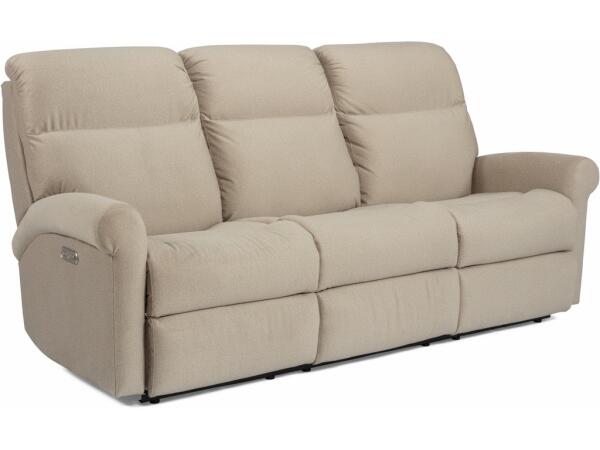 Arlo Power Reclining Loveseat with Console and Power Headrests and Lumbar Loveseats Customizable 16