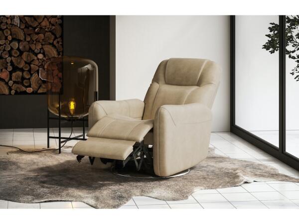 Degree Swivel Power Recliner with Power Headrest and Lumbar - Image 7