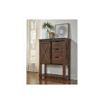 Sun Valley Dark Brown Barn Door Chest - Image 2