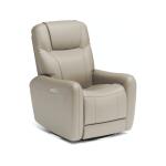 Degree Swivel Power Recliner with Power Headrest and Lumbar