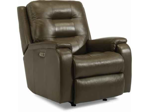 Power Rocking Recliner with Power Headrest and Lumbar Recliners Customizable