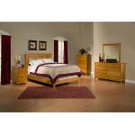 Full Low Chest Bed HB - Raised Panel