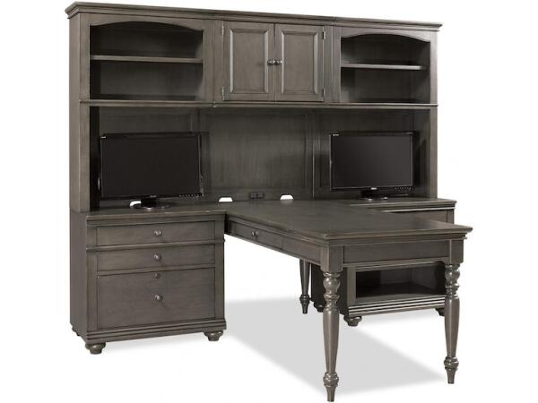 Oxford Mod RF Open Hutch Office Storage Aspen Home