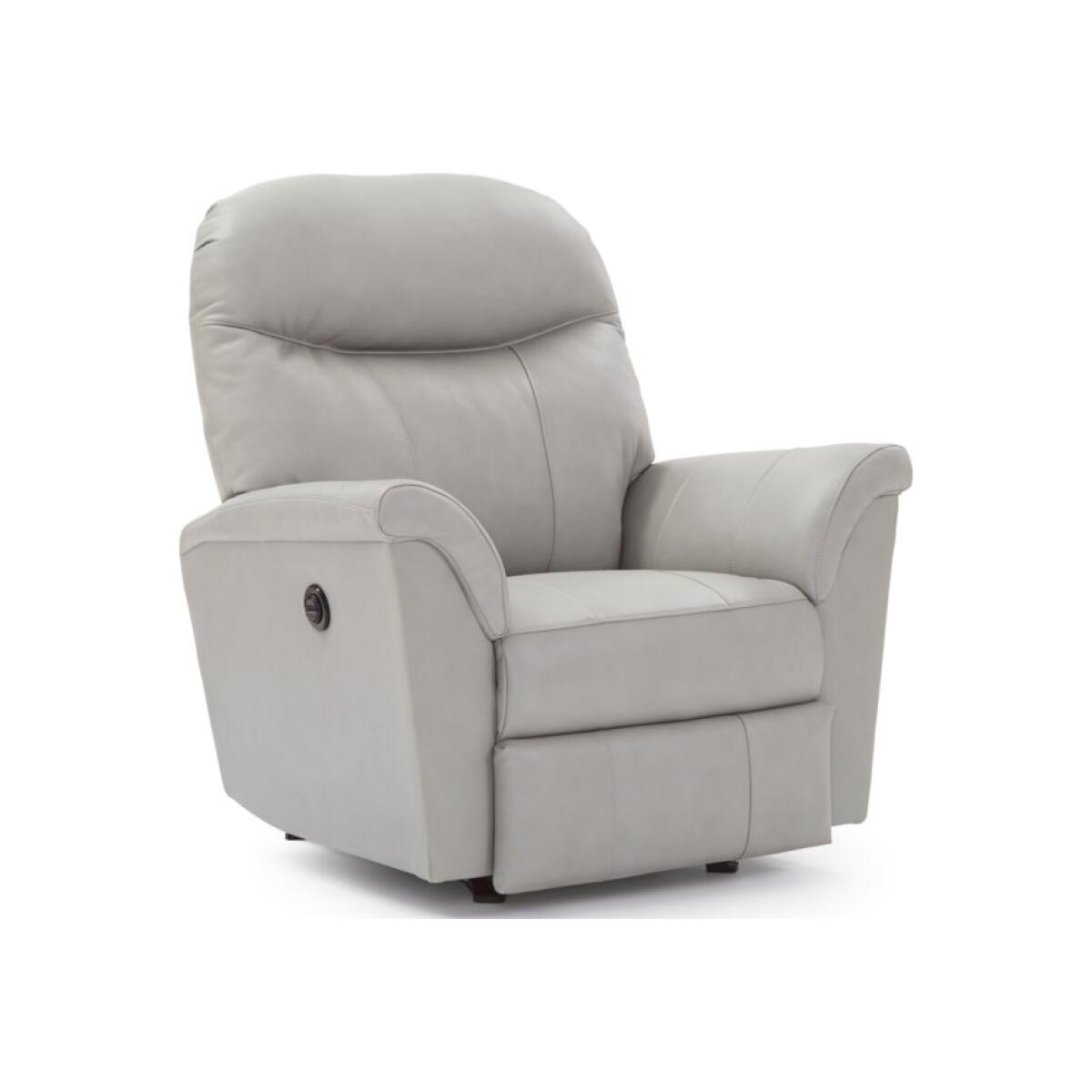 Caitlin Leather Swivel Glider Recliner Recliners Best Home Furnishings 5