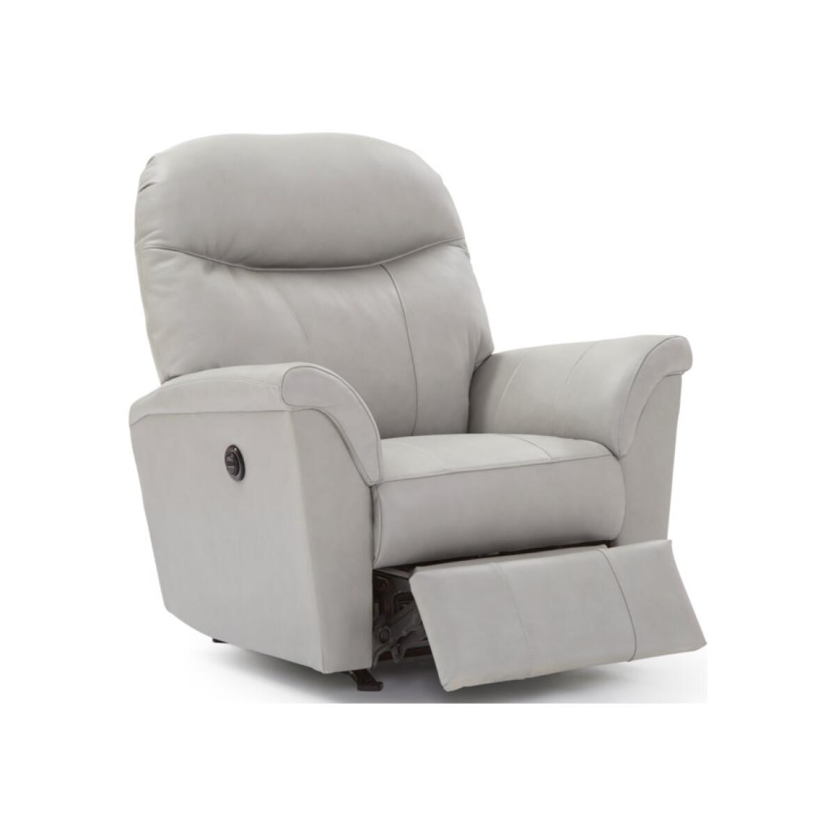 Caitlin Leather Swivel Glider Recliner Recliners Best Home Furnishings 6