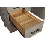 Platinum 66" Executive Desk Gray - Image 4