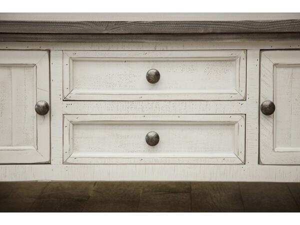 Stone 4 Drawers Cocktail Table IFD4691CKT - Image 3