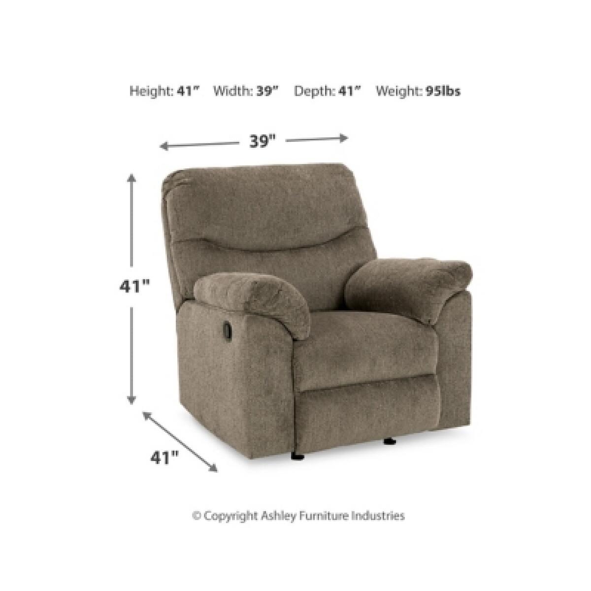 Alphons Reclining Sofa, Loveseat and Recliner Loveseats Ashley Furniture 43