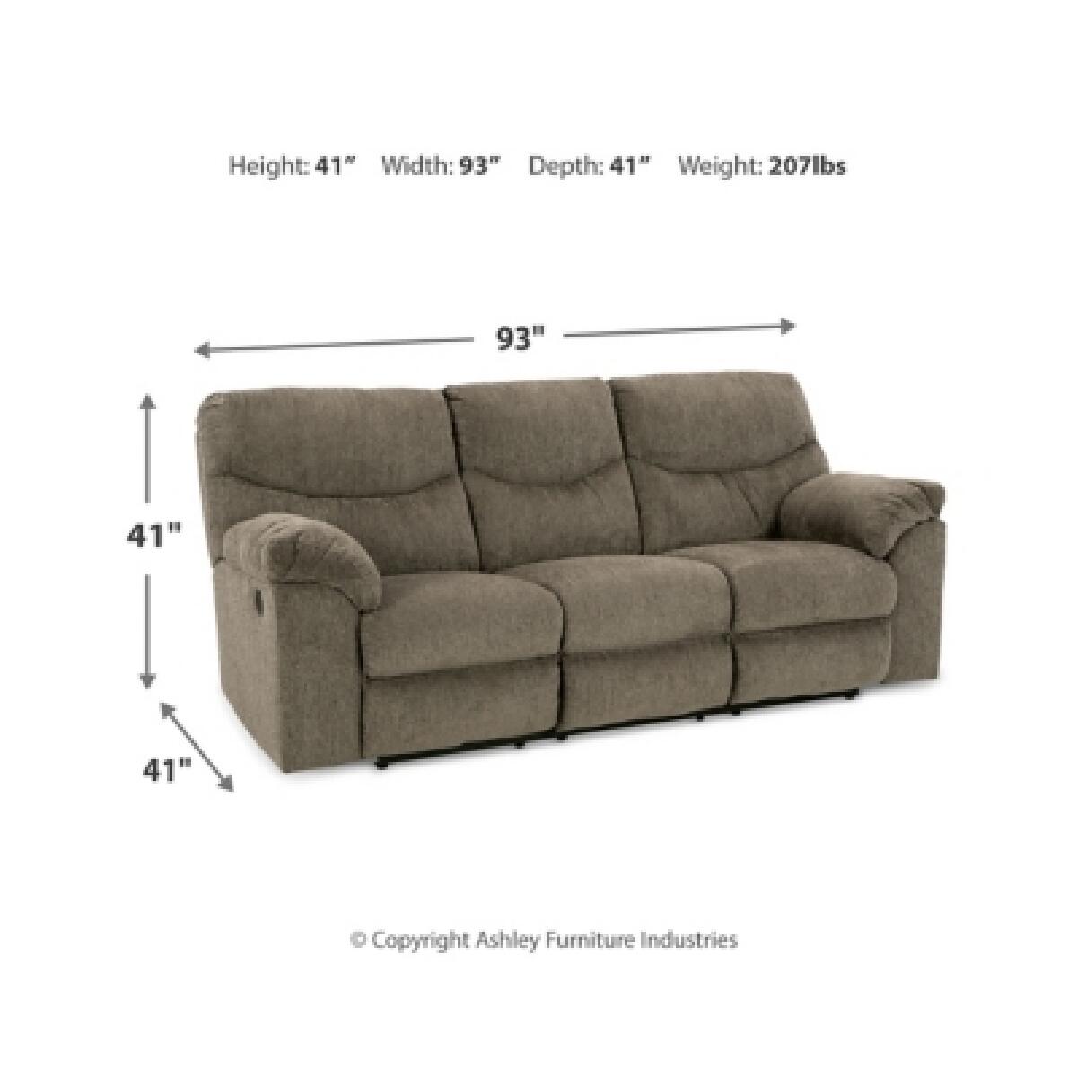 Alphons Reclining Sofa, Loveseat and Recliner Loveseats Ashley Furniture 41