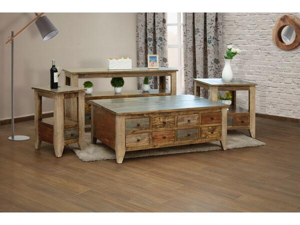 Antique Multi-Drawer End Table - Image 2