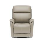 View Swivel Power Recliner with Power Headrest and Lumbar