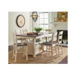 Madison County Counter Stool Vintage White Finish - Image 5