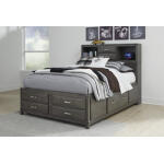 Caitbrook Full Storage Bed with 7 Drawers