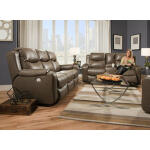 Marvel Double Reclining Loveseat with Power Headrest - Image 2